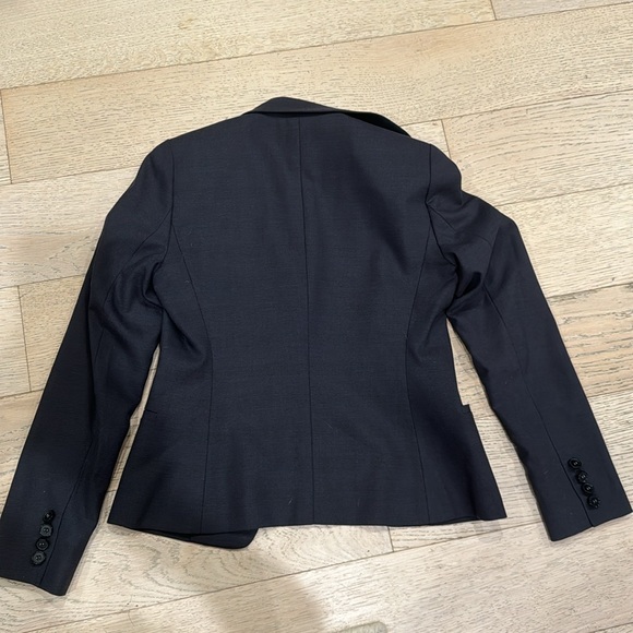 Gray suit jacket tailored Tahari 0P 0 - Picture 5 of 5